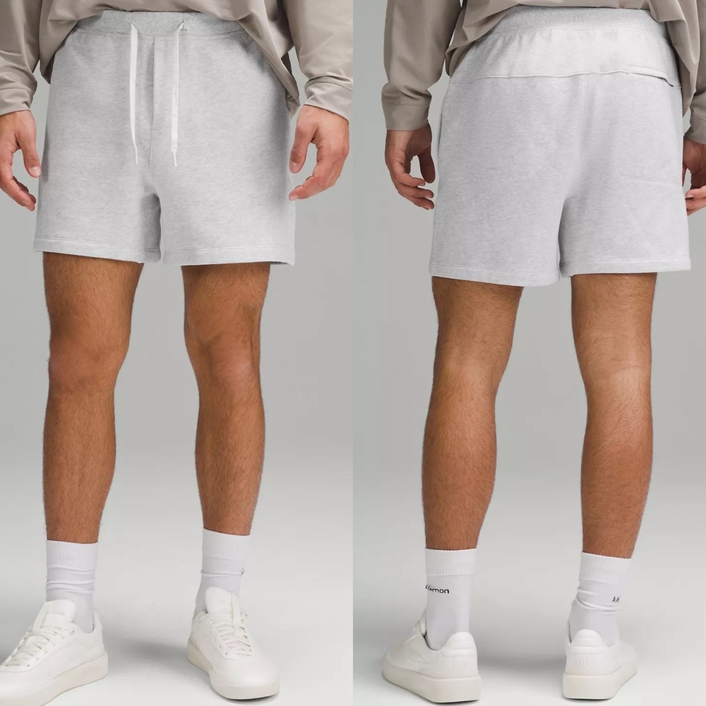Lululemon Steady State Relaxed Fit Shorts Grey Mens Size XL 2024 Style LM7BD3S